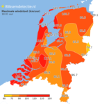 Zware windstoten op stormdag 3 januari